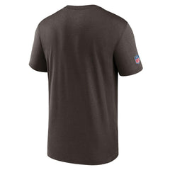 Cleveland Browns Sideline Infograph Performance T-Shirt Brown - Nike