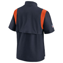 Chicago Bears Sideline Coaches Chevron Lockup Pullover Top Navy - Nike