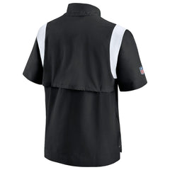 Las Vegas Raiders Sideline Coaches Chevron Lockup Pullover Top Black - Nike