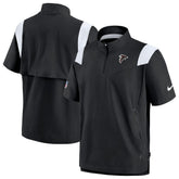 Atlanta Falcons Sideline Coaches Chevron Lockup Pullover Top Black - Nike