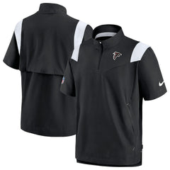 Atlanta Falcons Sideline Coaches Chevron Lockup Pullover Top Black - Nike