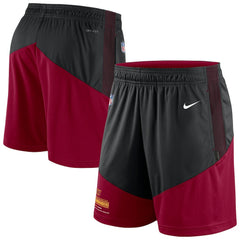 Washington Commanders Sideline Primary Lockup Performance Shorts Black/Burgundy - Nike
