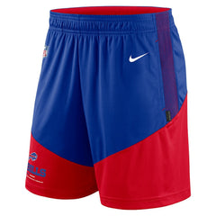 Buffalo Bills Sideline Primary Lockup Performance Shorts Royal/Red - Nike