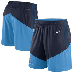 Tennessee Titans Sideline Primary Lockup Performance Shorts Navy/Light Blue - Nike