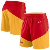 Kansas City Chiefs Sideline Primary Lockup Performance Shorts Red/Gold - Nike