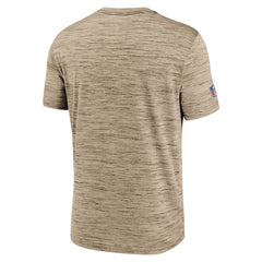 Cleveland Browns Sideline Velocity Athletic Stack Performance T-Shirt Brown - Nike