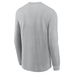 Arizona Cardinals Sideline Infograph Lock Up Performance Long Sleeve T-Shirt Gray - Nike