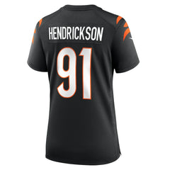 Trey Hendrickson Cincinnati Bengals Women's Game Jersey Black - Nike