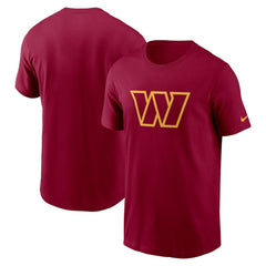 Washington Commanders Primetime Logo Essential T-Shirt Burgundy - Nike