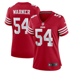 Fred Warner San Francisco 49ers Women's Game Player Jersey Scarlet - Nike