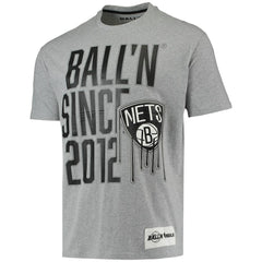 NBA - Brooklyn Nets BALL'N Since 2012 T-Shirt - Heathered Gray