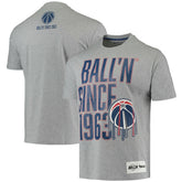 NBA - Washington Wizards BALL'N Since 1963 T-Shirt - Heathered Gray