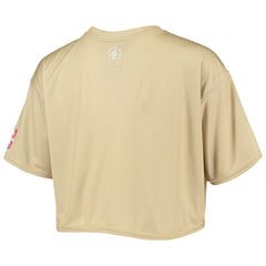 NBA - Brooklyn Nets Women's Tan Sand Crop Top