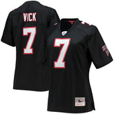 Michael Vick Atlanta Falcons Women's Legacy Replica Player Jersey Black - Mitchell & Ness