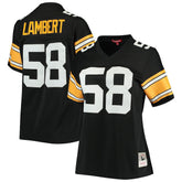 Jack Lambert Pittsburgh Steelers Women's Legacy Replica Player Jersey Black - Mitchell & Ness