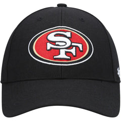 San Francisco 49ers '47 Logo MVP Adjustable Hat Black - 47 brand