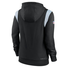 Carolina Panthers Women's Sideline Stack Performance Pullover Hoodie Black - Nike