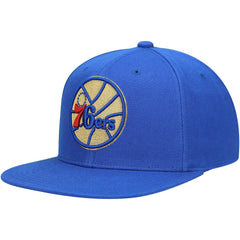 Mitchell & Ness - Philadelphia 76ers 50th Anniversary Snapback Hat - Royal