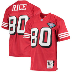 Jerry Rice San Francisco 49ers 1994 Authentic Throwback Retired Player Jersey Scarlet - Mitchell & Ness