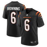 Jake Browning Cincinnati Bengals Game Jersey Black - Nike