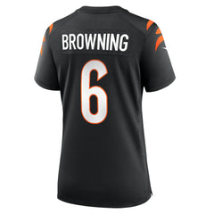 Jake Browning Cincinnati Bengals Women's Game Jersey Black - Nike