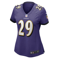 Ar'Darius Washington Baltimore Ravens Women's Player Game Jersey Purple - Nike