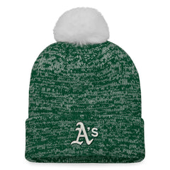 Athletics Fanatics Women's Iconic Cuffed Knit Hat with Pom Near Me