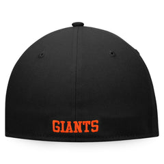San Francisco Giants Fanatics Iconic Color Blocked Fitted Hat Lifestyle