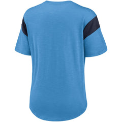 Tennessee Titans Women's Primary Logo Fashion Top Light Blue - Nike
