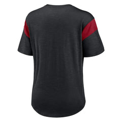 Arizona Cardinals Women's Primary Logo Fashion Top Heather Black - Nike