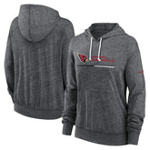 Arizona Cardinals Women's Team Spirit Gym Vintage Lightweight Hoodie Top Heather Charcoal - Nike