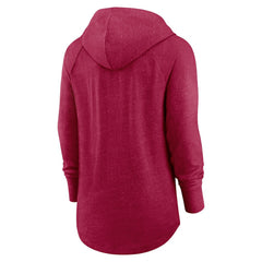 Washington Commanders Women's Minimal Statement Lightweight Raglan Funnel Neck Pullover Hoodie Burgundy - Nike