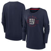 New York Giants Women's Rewind Playback Icon Performance Pullover Sweatshirt Navy - Nike
