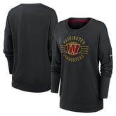 Washington Commanders Women's Rewind Playback Icon Performance Pullover Sweatshirt Black - Nike