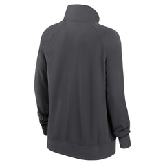 Washington Commanders Women's Premium Raglan Performance Half-Zip Sweatshirt Charcoal - Nike