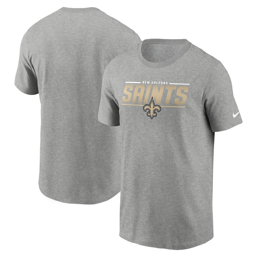 New Orleans Saints Muscle T-Shirt Heathered Gray - Nike