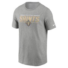 New Orleans Saints Muscle T-Shirt Heathered Gray - Nike