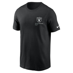 Las Vegas Raiders Team Incline T-Shirt Black - Nike
