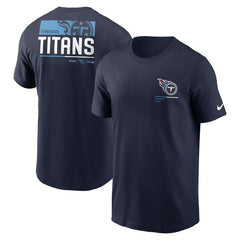 Tennessee Titans Team Incline T-Shirt Navy - Nike