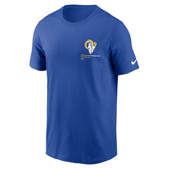 Los Angeles Rams Team Incline T-Shirt Royal - Nike