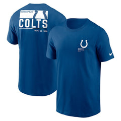 Indianapolis Colts Team Incline T-Shirt Royal - Nike