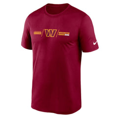 Washington Commanders Horizontal Lockup Legend T-Shirt Burgundy - Nike