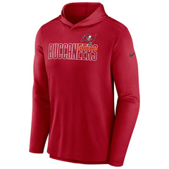 Tampa Bay Buccaneers Lightweight Performance Hooded Long Sleeve T-Shirt Red - Nike