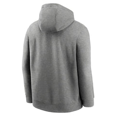 Oakland Raiders Rewind Club Fleece Pullover Hoodie Heathered Gray - Nike