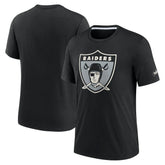 Las Vegas Raiders Rewind Playback Logo Tri-Blend T-Shirt Black - Nike