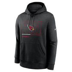 Arizona Cardinals City Code Club Fleece Pullover Hoodie Black - Nike