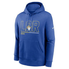 Los Angeles Rams City Code Club Fleece Pullover Hoodie Royal - Nike