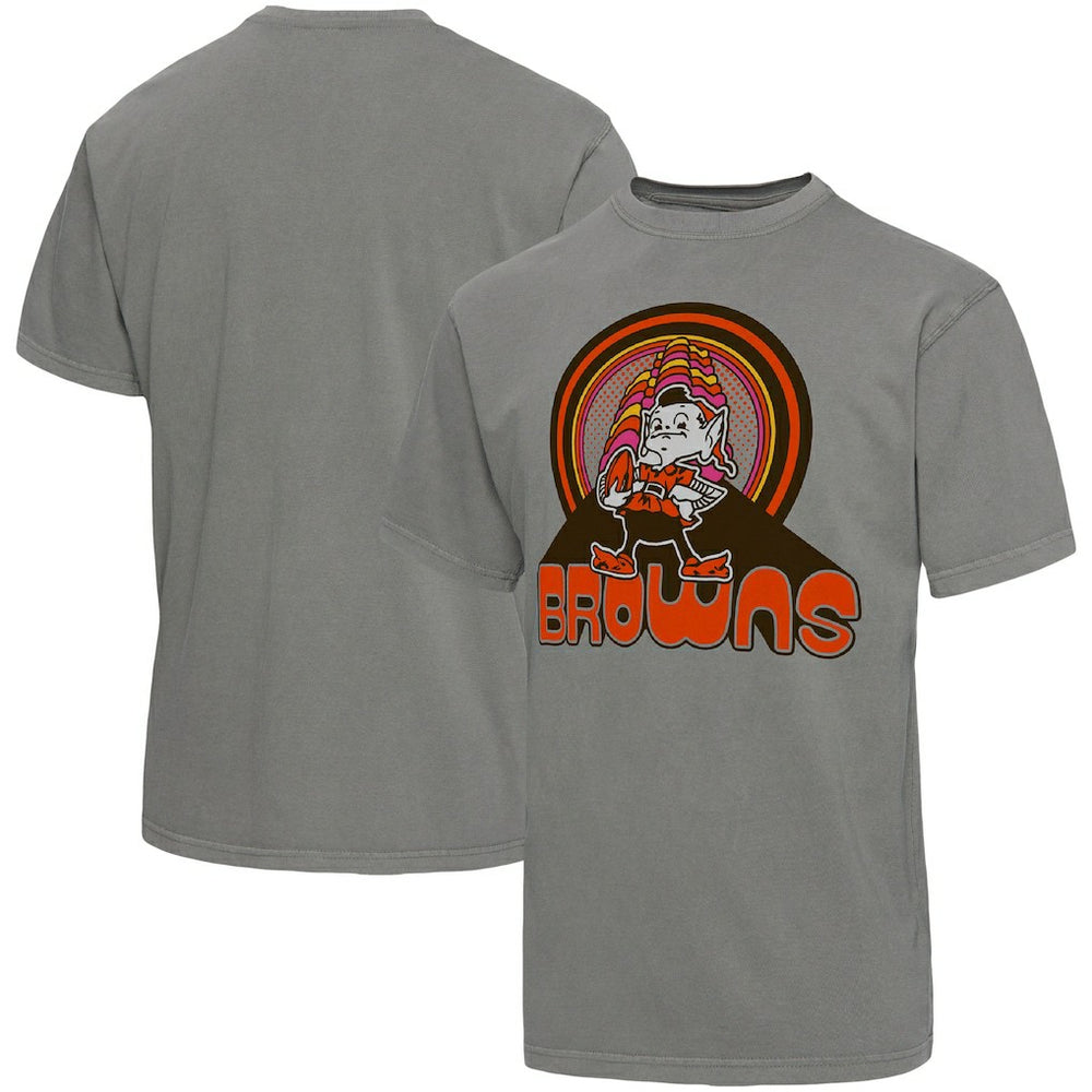 Cleveland Browns Junk Food Wonderland Infinity Vibe T-Shirt Graphite - NFL