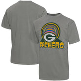 Green Bay Packers Junk Food Wonderland Infinity Vibe T-Shirt Graphite - NFL