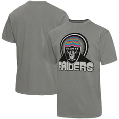 Las Vegas Raiders Junk Food Wonderland Infinity Vibe T-Shirt Graphite - NFL